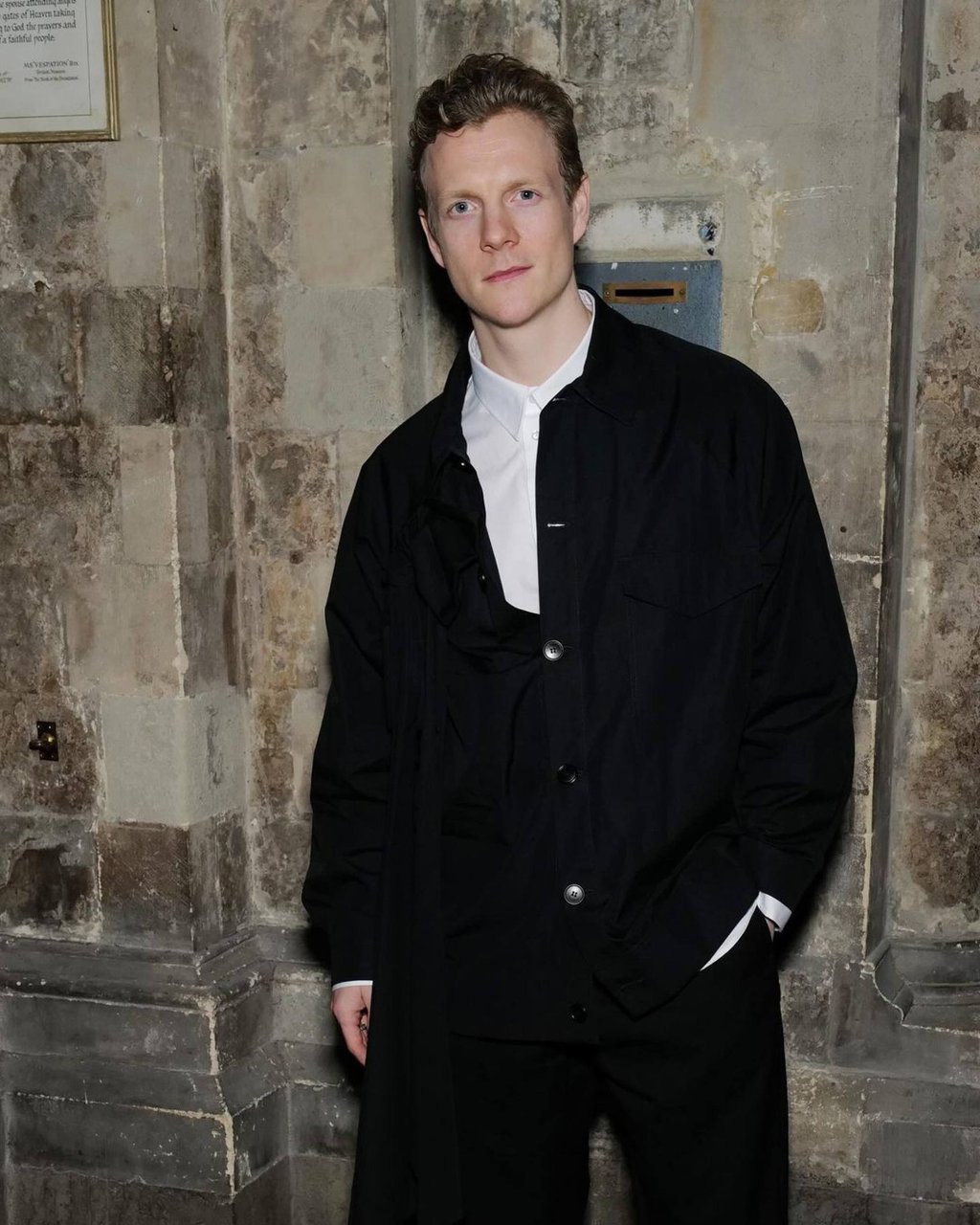 Patrick Gibson attends the Simone Rocha Fall 24 show in February. Photo: @paddygibson/Instagram