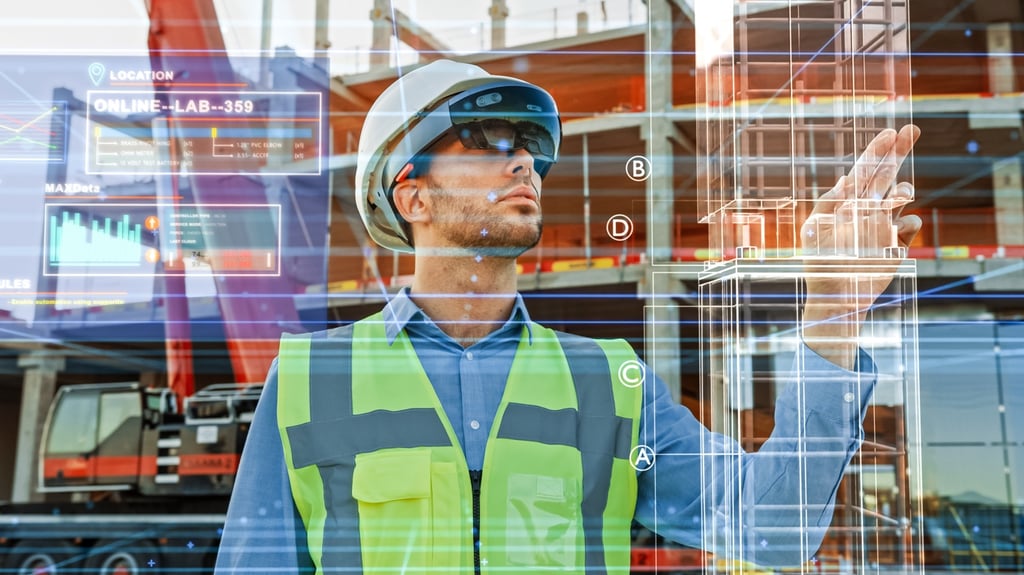 Wearable technologies, including smart glasses, can give staff easy access to hi-tech tools such as augmented reality to carry out real-time on-the-job safety checks. Photo: Shutterstock