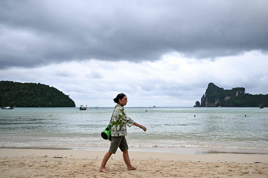 NAT Association founder Elisabeth Zana on a beach on Koh Phi Phi. After the deadliest tsunami in history claimed her only daughter, Zana considered taking her own life. Photo: AFP NAT Association founder Elisabeth Zana on a beach on Koh Phi Phi. After the deadliest tsunami in history claimed her only daughter, Zana considered taking her own life. Photo: AFP