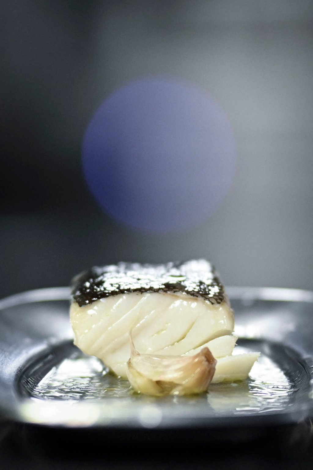 A piece of confit cod at Federico restaurant, in Lisbon, Portugal. Photo: AFP A piece of confit cod at Federico restaurant, in Lisbon, Portugal. Photo: AFP