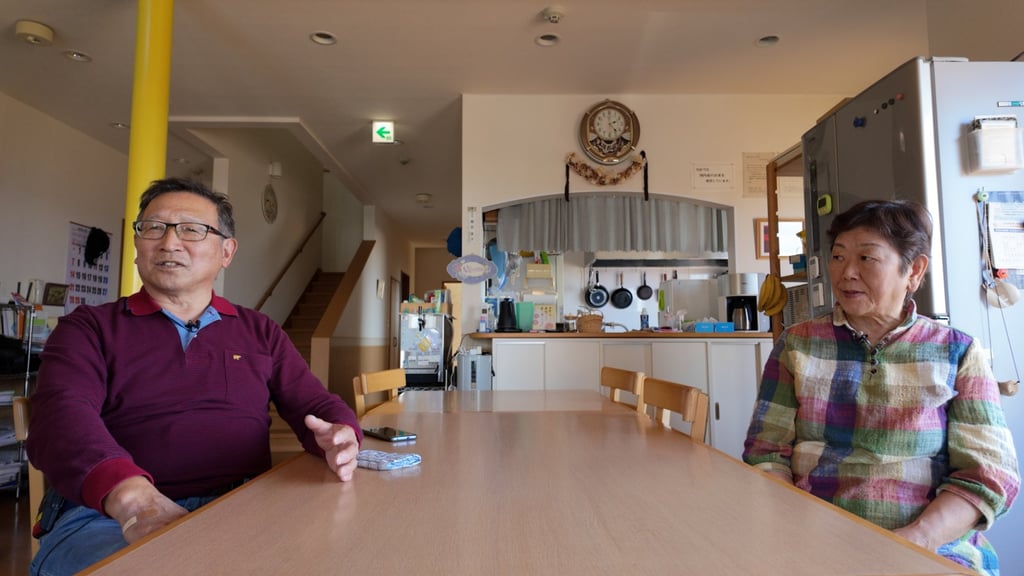 Kyoko Tsuchiya (right), and her husband, Kazuyuki, run the Pension Mellow Inn. Photo: Jonathan Vit Kyoko Tsuchiya (right), and her husband, Kazuyuki, run the Pension Mellow Inn. Photo: Jonathan Vit