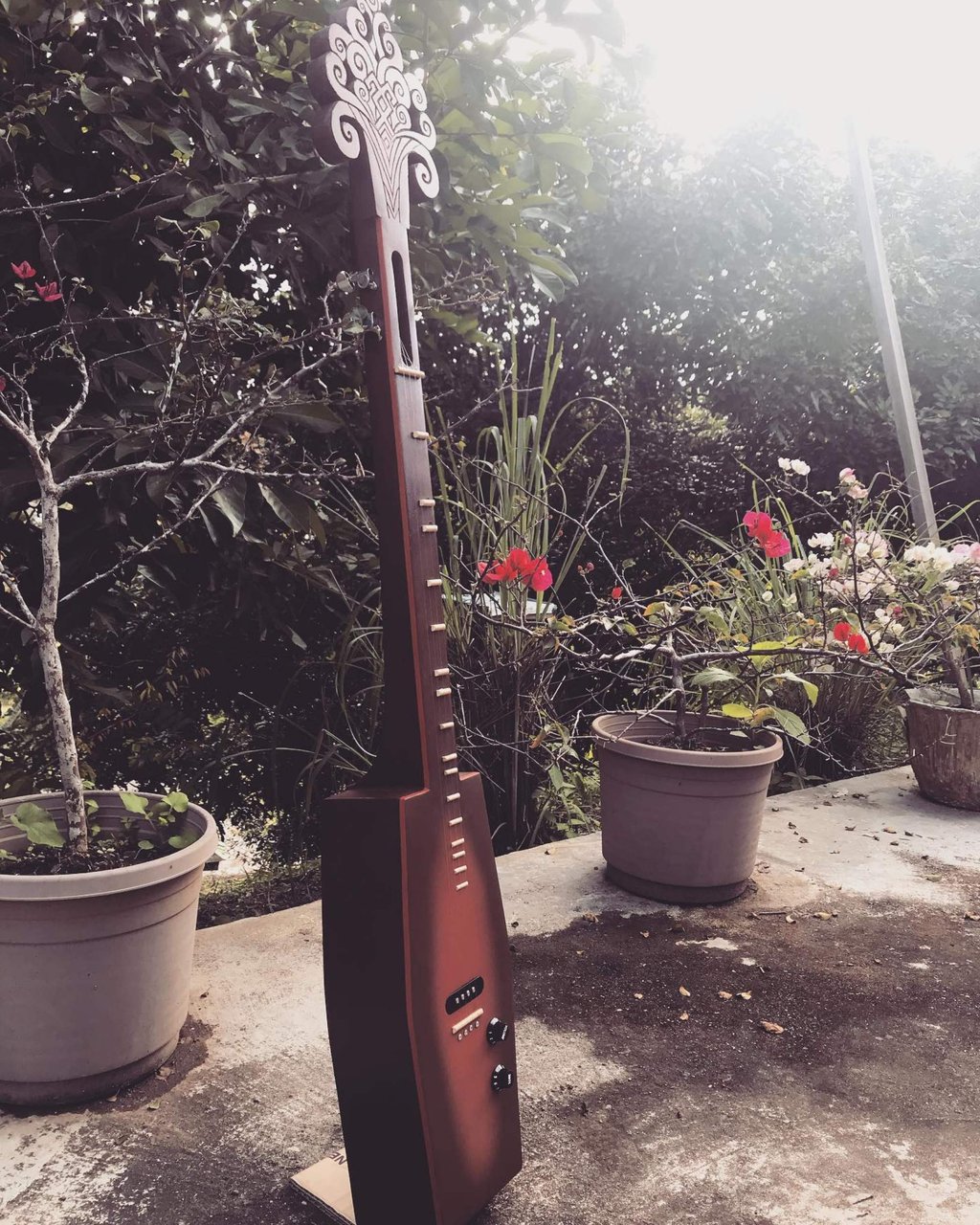 A photo of the first “modern” sundatang made by McFeddy in 2020. Photo: Facebook / McFeddy Simon A photo of the first “modern” sundatang made by McFeddy in 2020. Photo: Facebook / McFeddy Simon