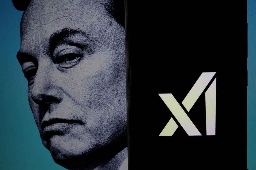 Elon Musk’s xAI, founded in 2023, raised some US$6 billion in a funding round this year that valued the start-up at around US$18 billion before the deal. Photo: Shutterstock