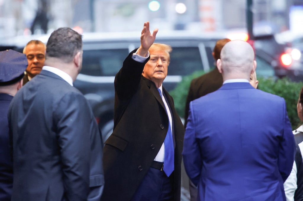 Donald Trump departs for his second civil trial after E. Jean Carroll accused him of raping her decades ago, outside a Trump Tower in New York City. Photo: Reuters Donald Trump departs for his second civil trial after E. Jean Carroll accused him of raping her decades ago, outside a Trump Tower in New York City. Photo: Reuters