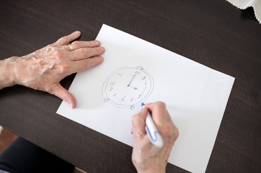 There are many different ways to score the clock-drawing test. Photo: Shutterstock There are many different ways to score the clock-drawing test. Photo: Shutterstock