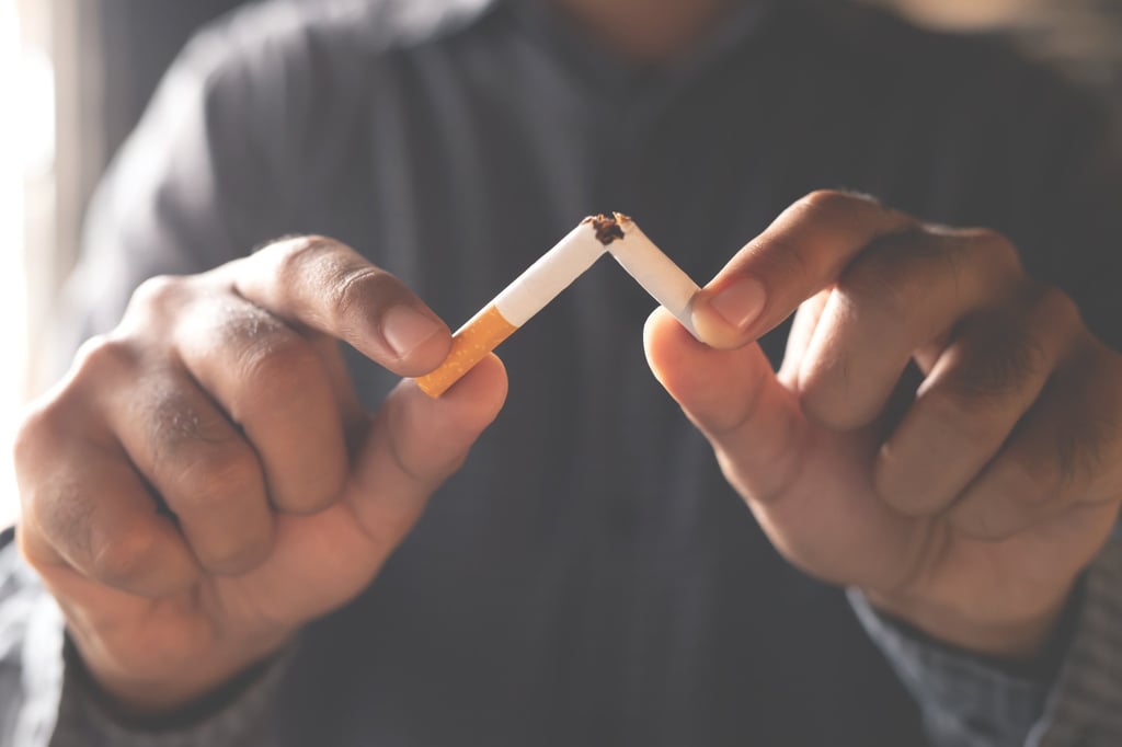 Giving up smoking can be derailed by an initial lapse, which can lead to a full relapse. Photo: Shutterstock Giving up smoking can be derailed by an initial lapse, which can lead to a full relapse. Photo: Shutterstock