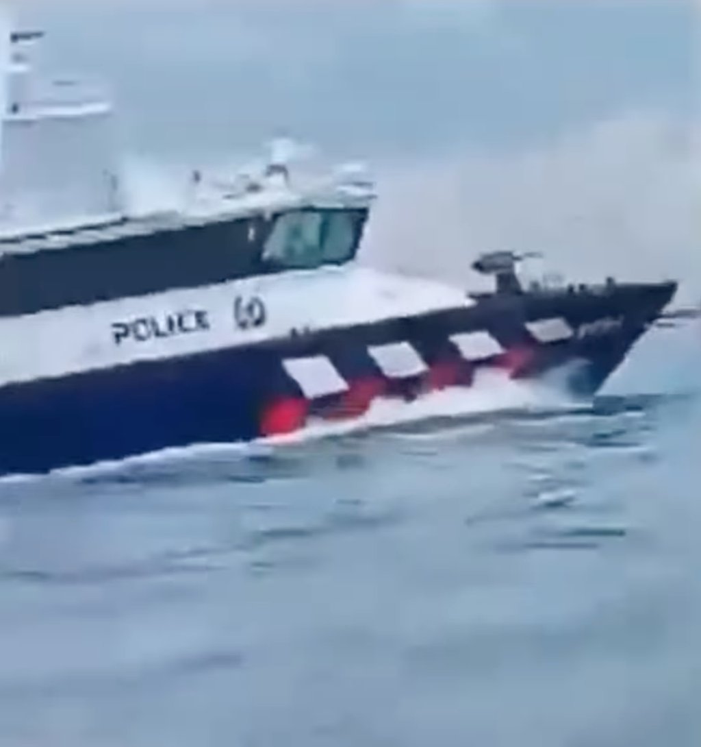 Singapore has defended its coastguard’s interception of several Indonesian fishing vessels in its waters on December 24, 2024. Photo: Facebook/Plan_B Singapore has defended its coastguard’s interception of several Indonesian fishing vessels in its waters on December 24, 2024. Photo: Facebook/Plan_B