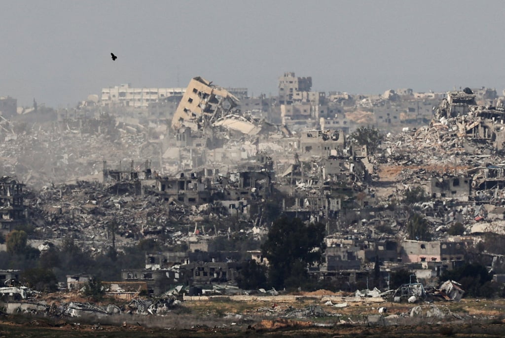 Buildings lie in ruin in Beit Hanoun in the Gaza Strip. Photo: Reuters Buildings lie in ruin in Beit Hanoun in the Gaza Strip. Photo: Reuters