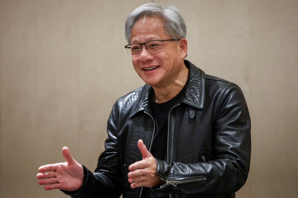 Nvidia CEO Jensen Huang speaks to the media during a press conference in Bangkok, Thailand, December 4, 2024. Photo: Reuters Nvidia CEO Jensen Huang speaks to the media during a press conference in Bangkok, Thailand, December 4, 2024. Photo: Reuters