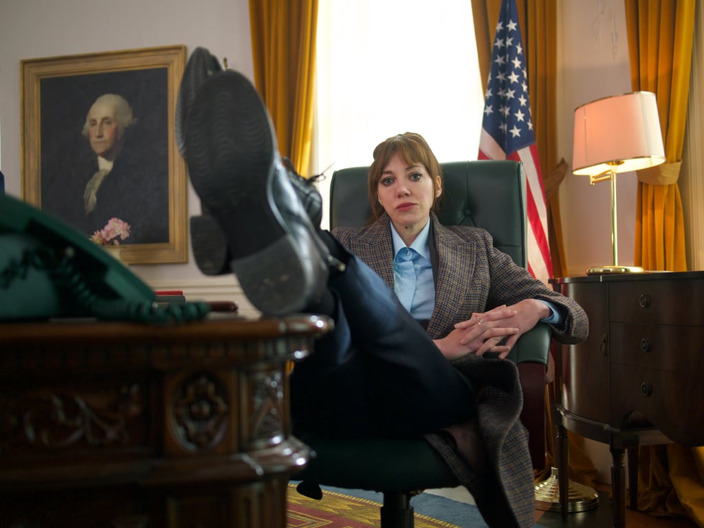 Diane Morgan as Philomena Cunk, who remains as deadpan and ill-informed as ever in Cunk on Life. Photo: Netflix Diane Morgan as Philomena Cunk, who remains as deadpan and ill-informed as ever in Cunk on Life. Photo: Netflix