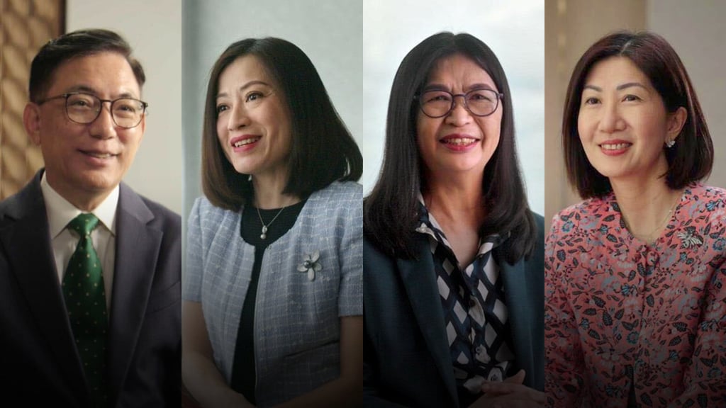 From left: George Hongchoy, chairman of the supervisory committee of TraHK, Rosita Lee, director and CEO of Hang Seng Investment, Julia Leung, CEO of the Securities and Futures Commission, and Bonnie Y Chan, CEO of Hong Kong Exchanges and Clearing. From left: George Hongchoy, chairman of the supervisory committee of TraHK, Rosita Lee, director and CEO of Hang Seng Investment, Julia Leung, CEO of the Securities and Futures Commission, and Bonnie Y Chan, CEO of Hong Kong Exchanges and Clearing.