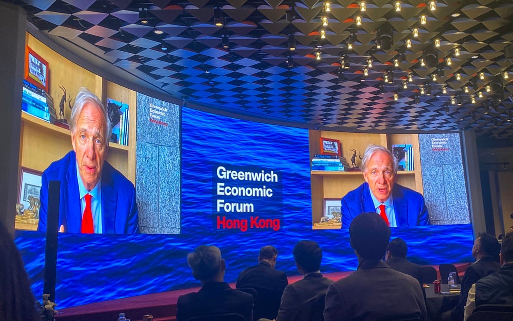 Ray Dalio, the billionaire founder of Bridgewater Associates, would prefer bitcoin and gold to debt assets. Photo: Jiaxing Li Ray Dalio, the billionaire founder of Bridgewater Associates, would prefer bitcoin and gold to debt assets. Photo: Jiaxing Li