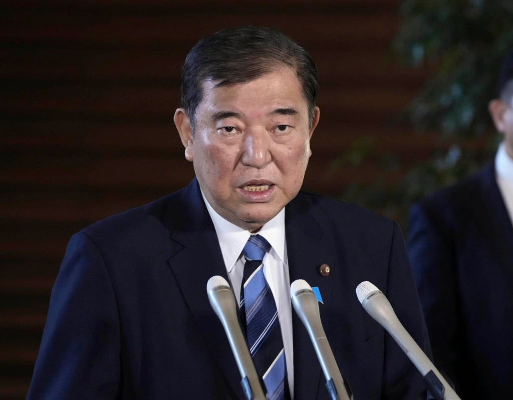 Japanese Prime Minister Shigeru Ishiba speaks to the media, ahead of his tour of Malaysia and Indonesia, at the prime minister’s office in Tokyo on January 9, 2025. Photo: AP Japanese Prime Minister Shigeru Ishiba speaks to the media, ahead of his tour of Malaysia and Indonesia, at the prime minister’s office in Tokyo on January 9, 2025. Photo: AP