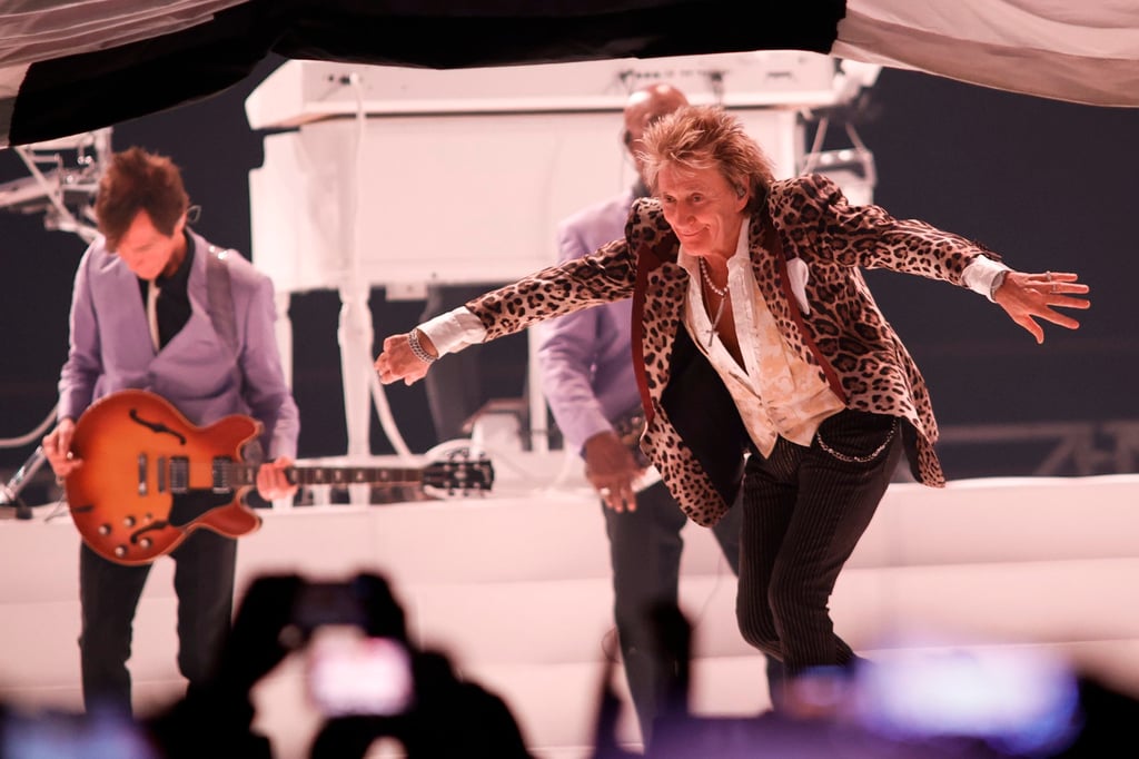 Rod Stewart, pictured onstage in Spain in 2024, has no intention of stopping singing. Photo: EPA-EFE Rod Stewart, pictured onstage in Spain in 2024, has no intention of stopping singing. Photo: EPA-EFE