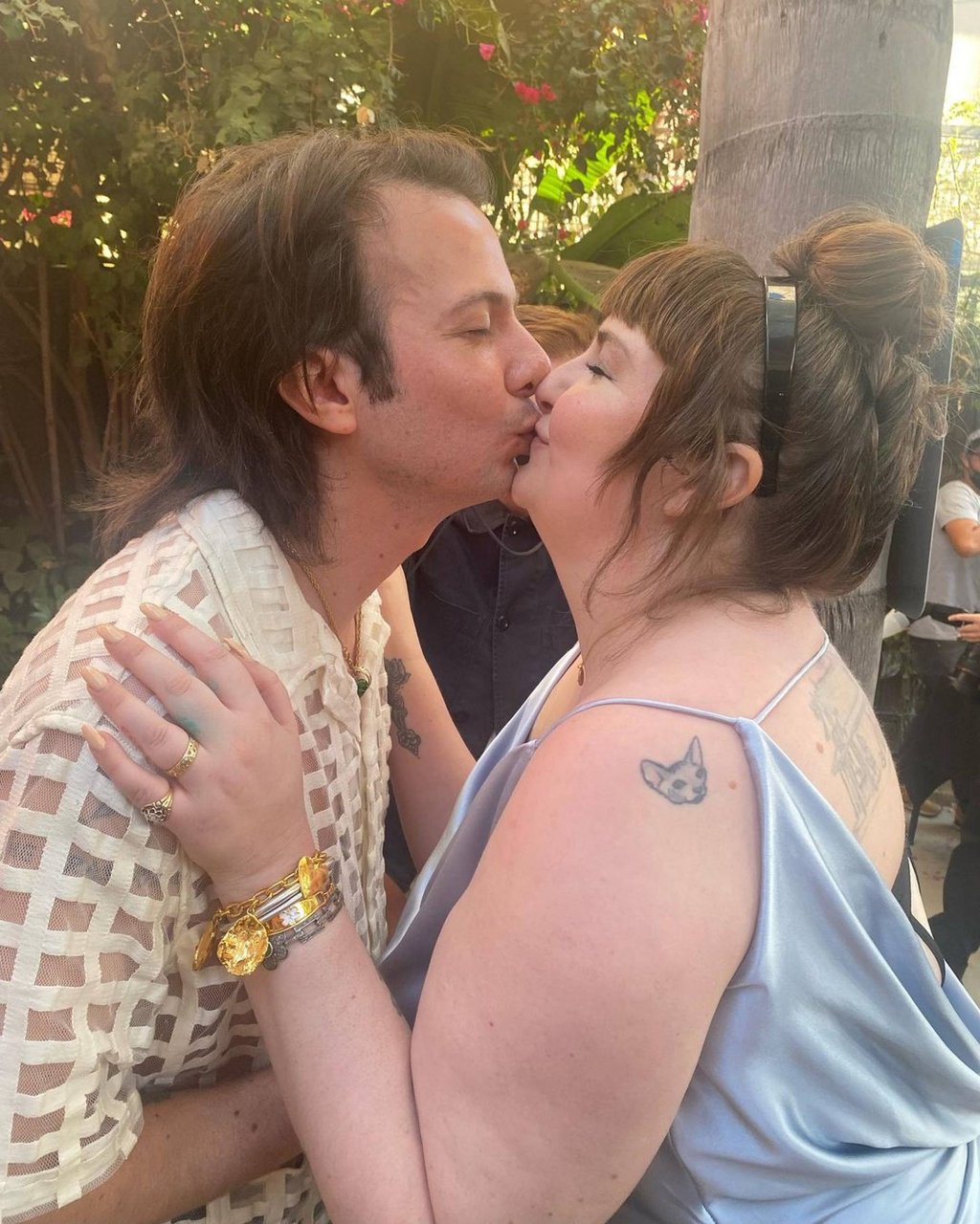 Luis Felber and Lena Dunham is smitten with her half British beau. Photo: @lenadunham/Instagram Luis Felber and Lena Dunham is smitten with her half British beau. Photo: @lenadunham/Instagram