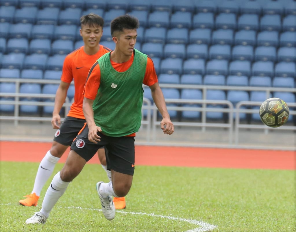 Remi Dujardin in training ahead of playing for Hong Kong at the 2018 Asian Games. Photo: Chan Kin-wa Remi Dujardin in training ahead of playing for Hong Kong at the 2018 Asian Games. Photo: Chan Kin-wa