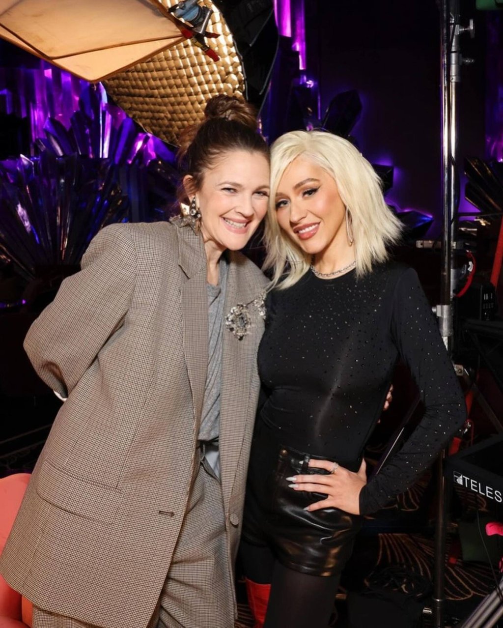Christina Aguilera with Drew Barrymore in 2024. Photo: @xtina/Instagram Christina Aguilera with Drew Barrymore in 2024. Photo: @xtina/Instagram