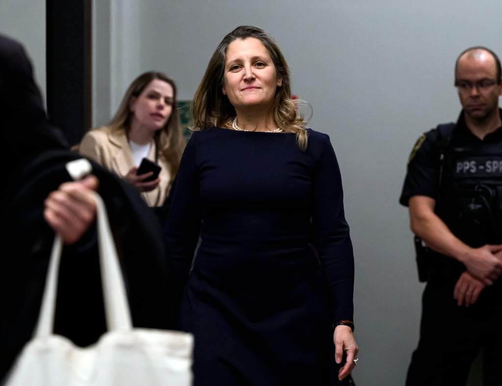 Former finance minister Chrystia Freeland. Photo: The Canadian Press via AP Former finance minister Chrystia Freeland. Photo: The Canadian Press via AP