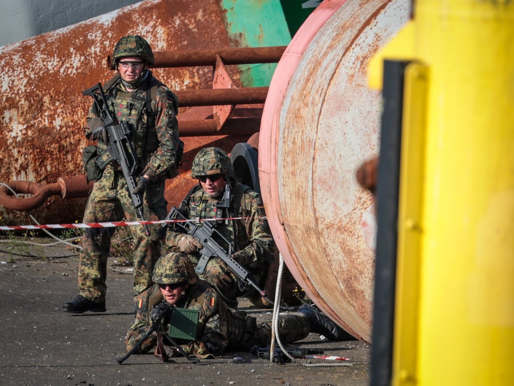 German homeland security soldiers. Photo: dpa German homeland security soldiers. Photo: dpa