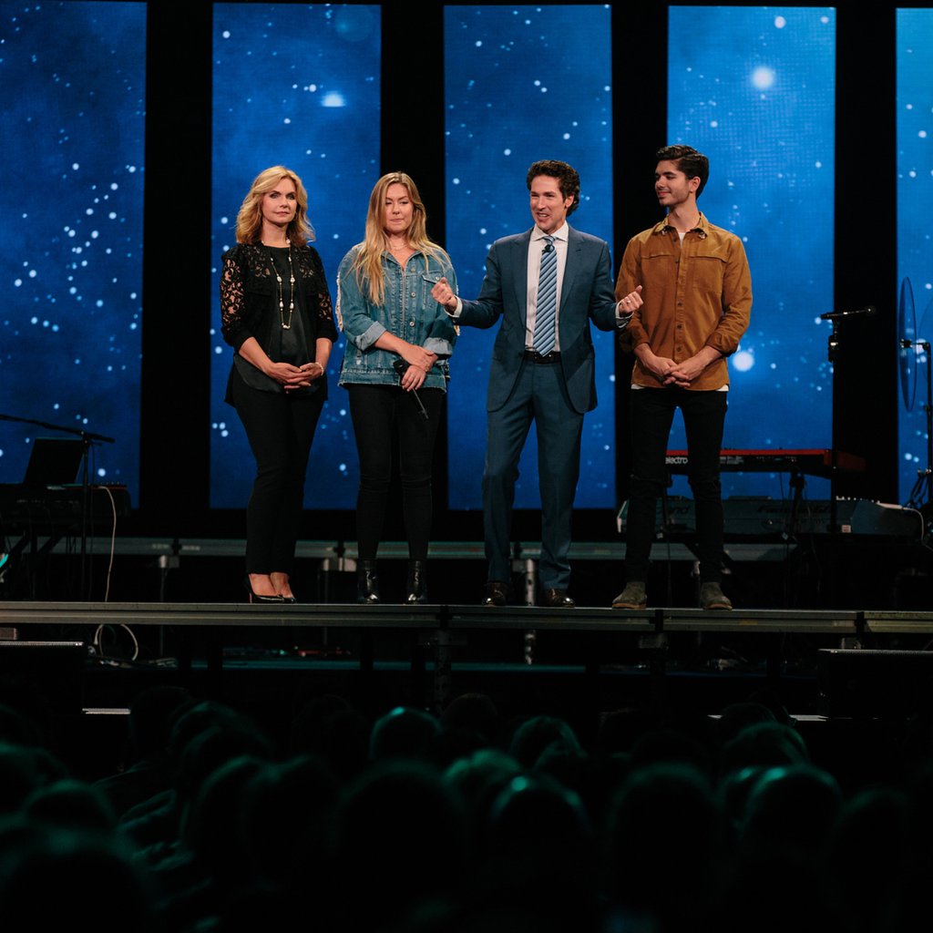 The Osteens have an estimated combined net worth of US$100 million. Photo: @nightofhope/Instagram The Osteens have an estimated combined net worth of US$100 million. Photo: @nightofhope/Instagram