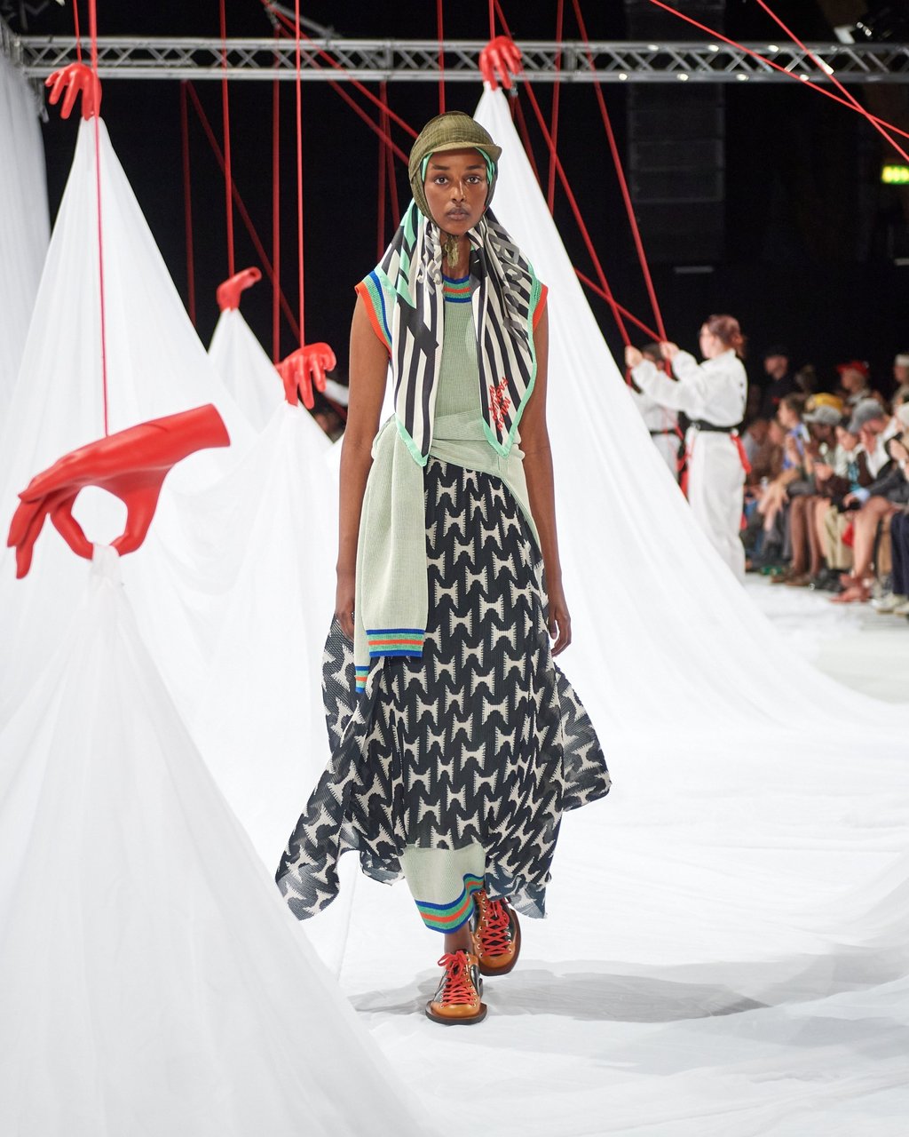 Stepping out at Henrik Vibskov’s spring/summer 2025 presentation. Photo: Handout Stepping out at Henrik Vibskov’s spring/summer 2025 presentation. Photo: Handout