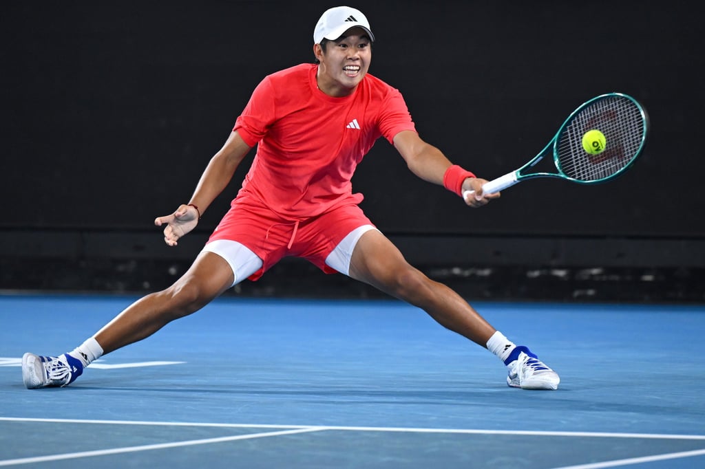 Learner Tien beat Daniil Medvedev in a five-set thriller that ended at 3am in Melbourne. Photo: EPA-EFE Learner Tien beat Daniil Medvedev in a five-set thriller that ended at 3am in Melbourne. Photo: EPA-EFE