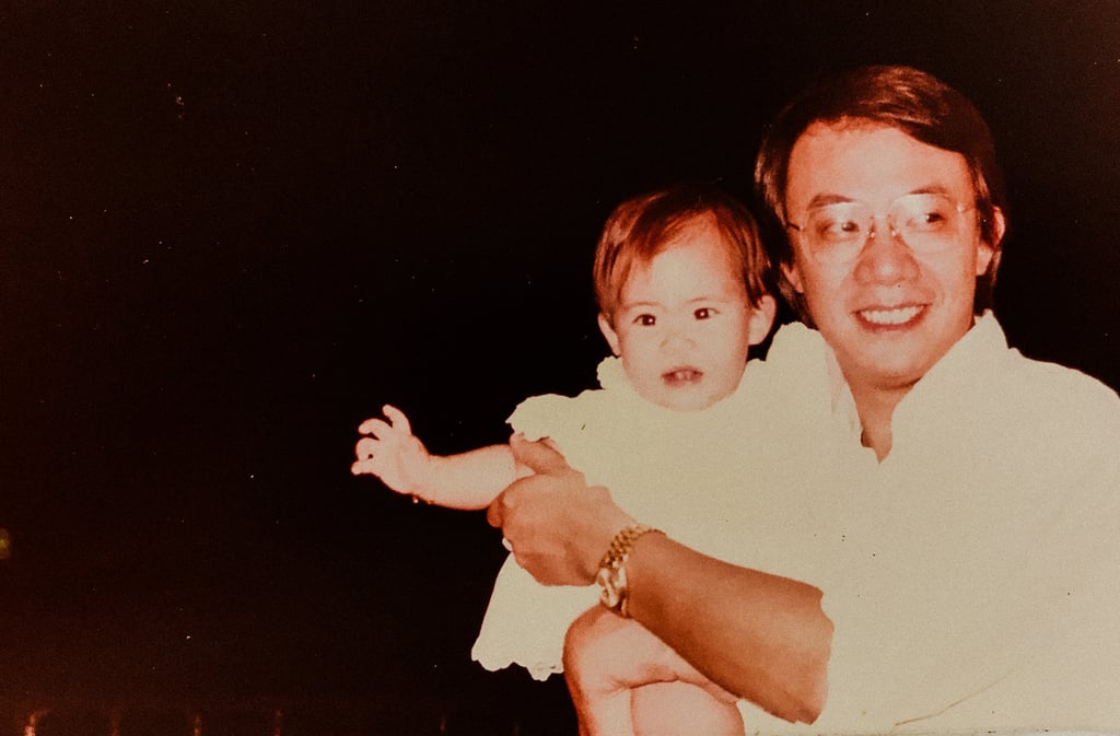 Victoria and her father David Tang. Photo: Courtesy of Victoria Tang