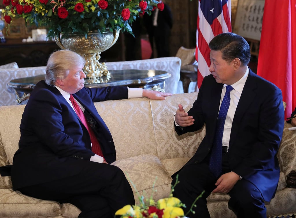 Donald Trump and Xi Jinping meet in Mar-a-Lago, Florida in 2017. Photo: MCT Donald Trump and Xi Jinping meet in Mar-a-Lago, Florida in 2017. Photo: MCT