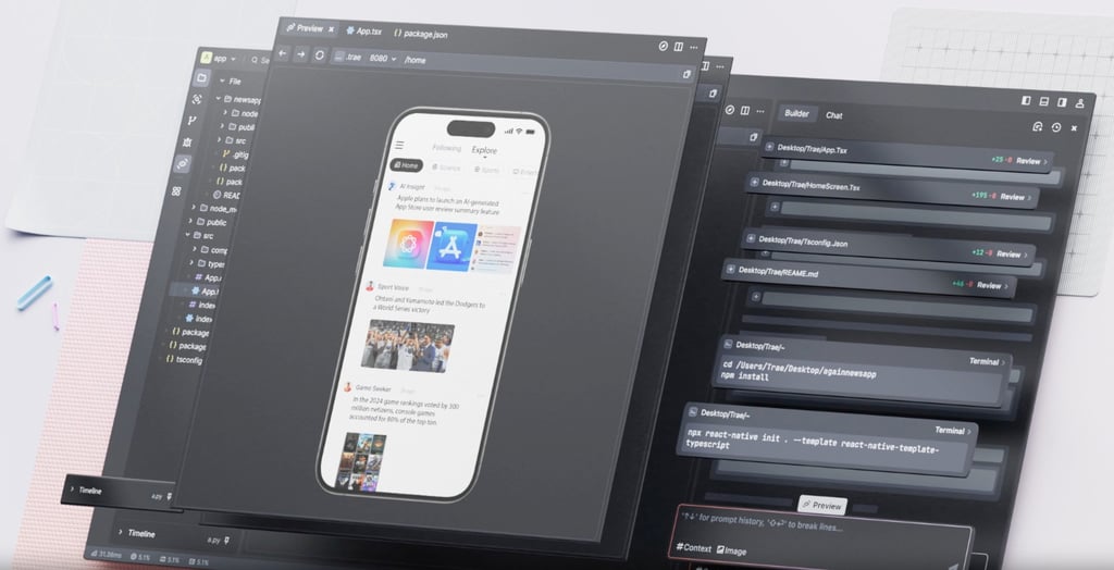 ByteDance’s Trae is a fork of Microsoft’s popular Visual Studio Code. Photo: Trae ByteDance’s Trae is a fork of Microsoft’s popular Visual Studio Code. Photo: Trae