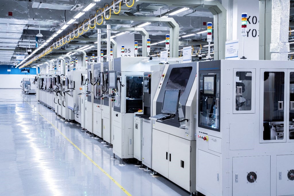 A view of Honor’s smartphone factory in Shenzhen. Photo: Handout A view of Honor’s smartphone factory in Shenzhen. Photo: Handout