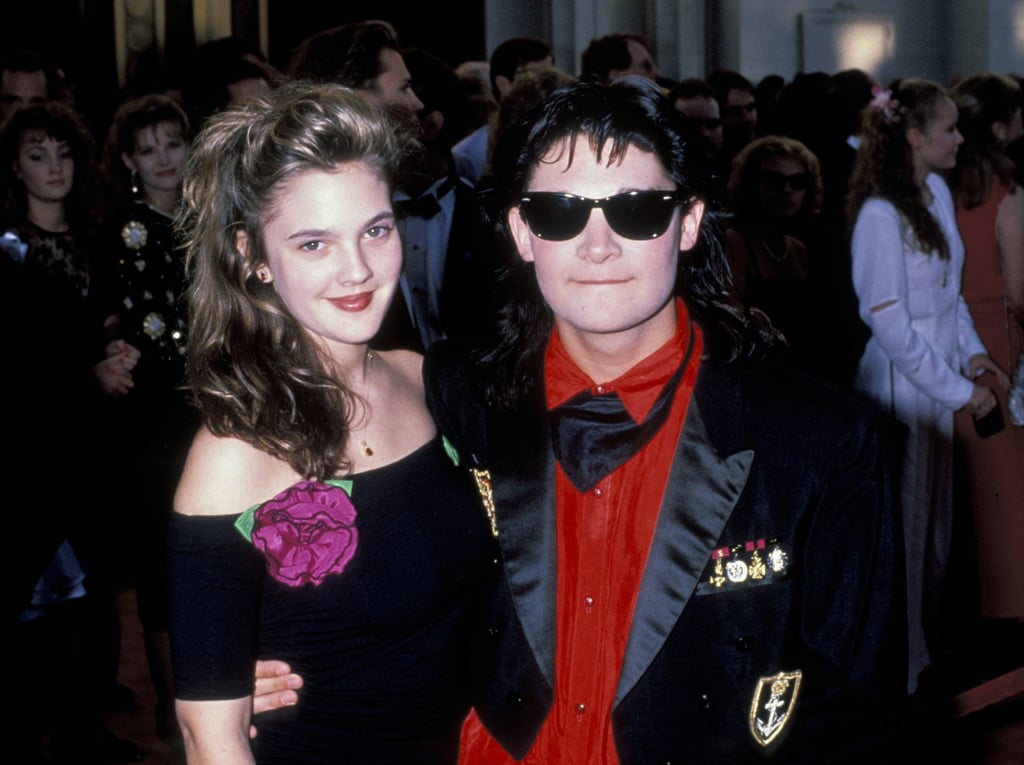 Drew Barrymore and Corey Feldman. Photo: Getty Images Drew Barrymore and Corey Feldman. Photo: Getty Images