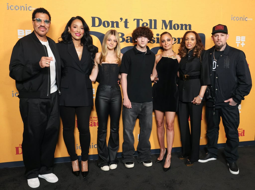 Lionel Richie (left), Lisa Parigi, Harlow Madden, Sparrow Madden, Nicole Richie, Brenda Harvey-Richie and Joel Madden at the Los Angeles premiere of Don’t Tell Mom the Babysitter’s Dead, last April. Photo: Getty Images Lionel Richie (left), Lisa Parigi, Harlow Madden, Sparrow Madden, Nicole Richie, Brenda Harvey-Richie and Joel Madden at the Los Angeles premiere of Don’t Tell Mom the Babysitter’s Dead, last April. Photo: Getty Images