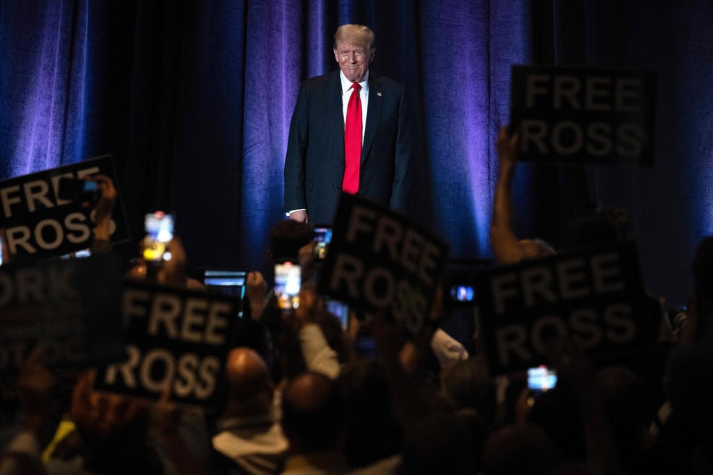 Donald Trump promised to free Ross Ulbricht when he attended the Libertarian National Convention in May 2024. Photo: AFP Donald Trump promised to free Ross Ulbricht when he attended the Libertarian National Convention in May 2024. Photo: AFP