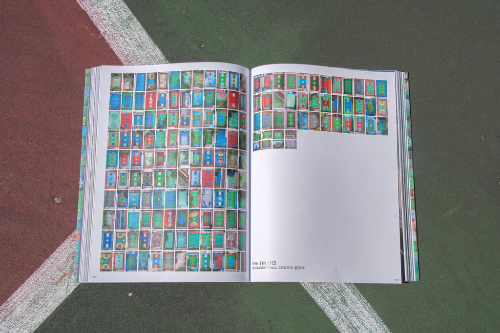 US photographer Austin Bell has self-published a photo book titled Shooting Hoops featuring images of basketball courts around Hong Kong. Photo: Austin Bell US photographer Austin Bell has self-published a photo book titled Shooting Hoops featuring images of basketball courts around Hong Kong. Photo: Austin Bell
