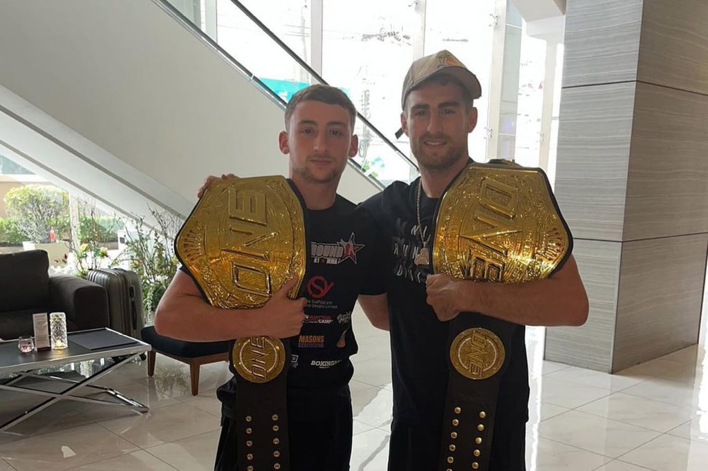 Brothers Freddie (left) and Jonathan Haggerty are now both signed to ONE Championship. Brothers Freddie (left) and Jonathan Haggerty are now both signed to ONE Championship.