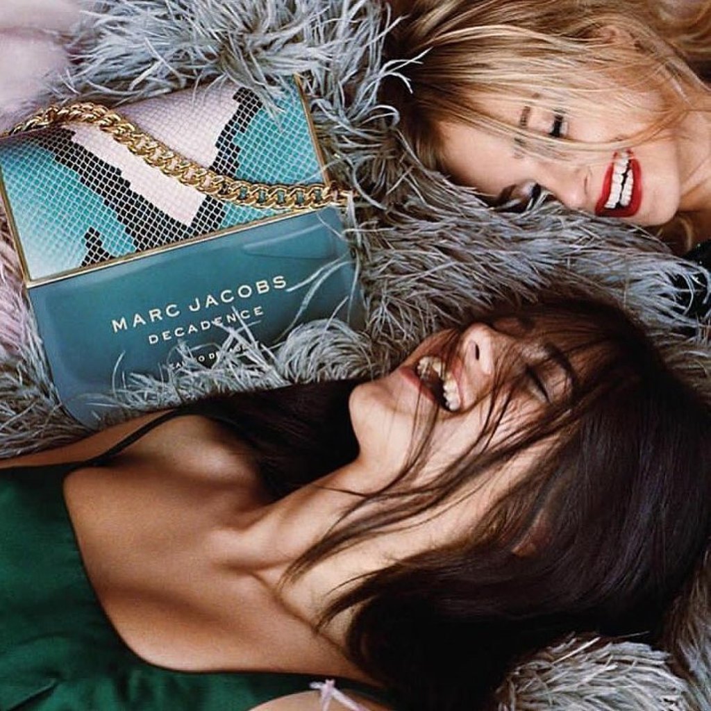 Kim Turnbull in an ad for Marc Jacobs in 2017. Photo: @kim_turnbull/Instagram