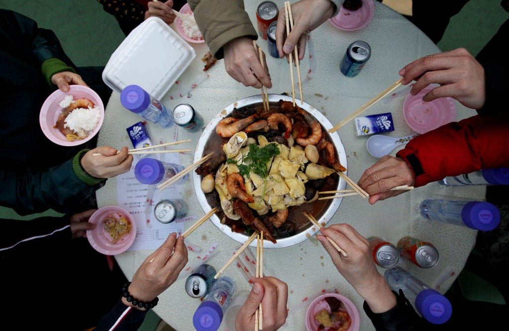 An old-style village poon choi is a humble but tasty collation of pork, chicken and duck dishes prepared in various styles. Photo: Felix Wong
