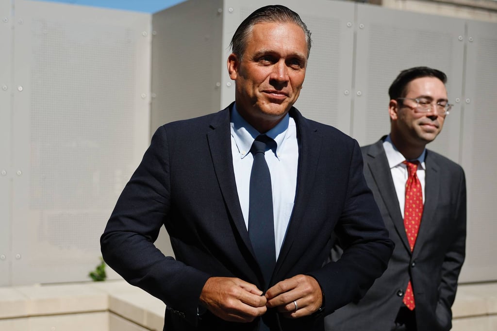 Devon Archer, Hunter Biden’s former business partner, arrives to testify to the House Oversight Committee in Washington in 2023. Photo: Getty Images