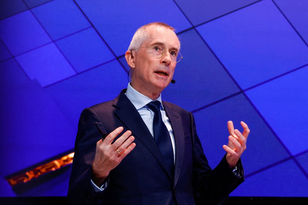 Roger Dassen, CFO of ASML, speaks at the announcement of fourth quarter results in Veldhoven, Netherlands, January 29 2025. Photo: Reuters Roger Dassen, CFO of ASML, speaks at the announcement of fourth quarter results in Veldhoven, Netherlands, January 29 2025. Photo: Reuters