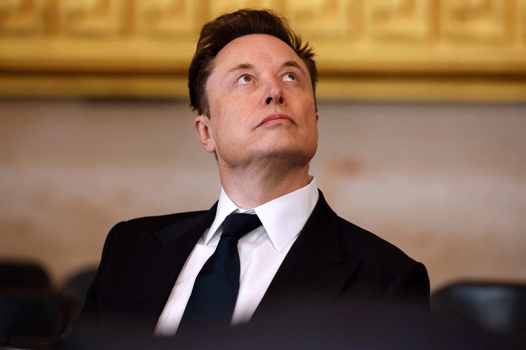 Elon Musk has estimated the Trump administration can cut US$1 trillion from the US deficit next year. Photo: AFP Elon Musk has estimated the Trump administration can cut US$1 trillion from the US deficit next year. Photo: AFP