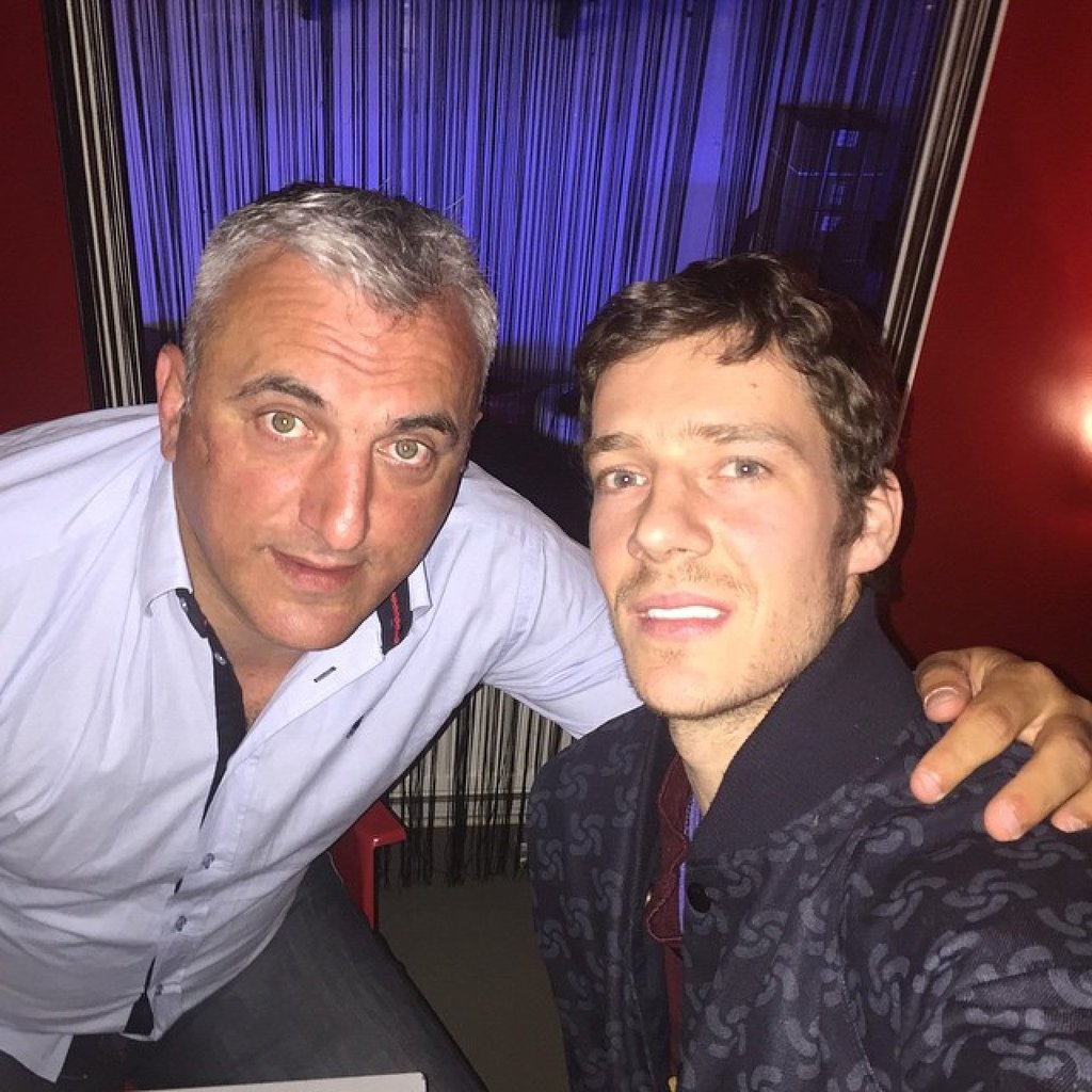 Sasa Doncic with Slovenian NBA player Goran Dragic. Photo: @sasa.doncic/Instagram