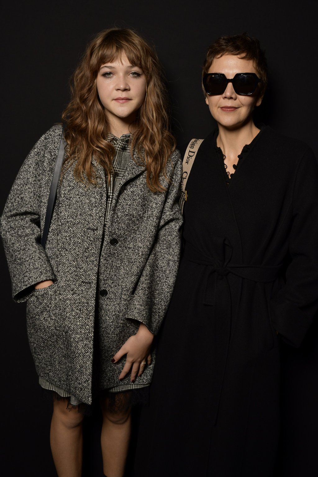 Maggie Gyllenhaal and daughter Ramona Sarsgaard at a Christian Dior show in Paris in 2023. Photo: Getty Images Maggie Gyllenhaal and daughter Ramona Sarsgaard at a Christian Dior show in Paris in 2023. Photo: Getty Images