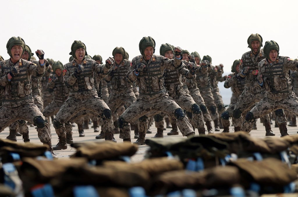 North Korean soldiers take part in a demonstration of air and amphibious combat units in March last year. Photo: KCNA via Reuters North Korean soldiers take part in a demonstration of air and amphibious combat units in March last year. Photo: KCNA via Reuters