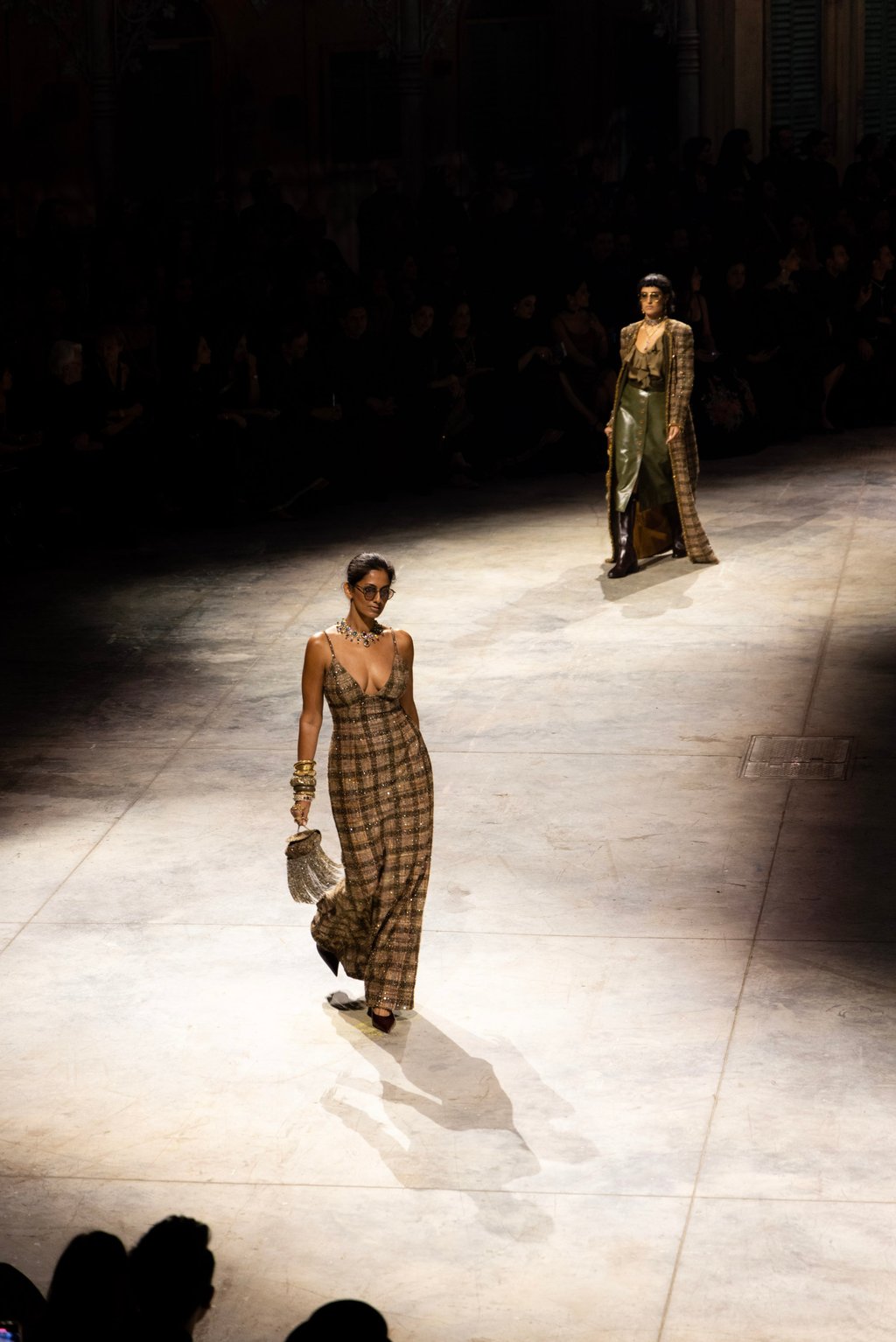 Models on the runway at the Sabyasachi 25th anniversary show in Mumbai. Photo: Handout