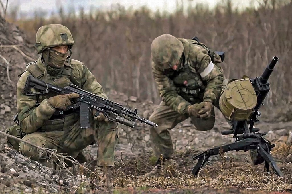 Russian soldiers prepare to fire toward Ukrainian positions in an undisclosed location in Ukraine. Photo: Russian Defence Ministry via AP Russian soldiers prepare to fire toward Ukrainian positions in an undisclosed location in Ukraine. Photo: Russian Defence Ministry via AP