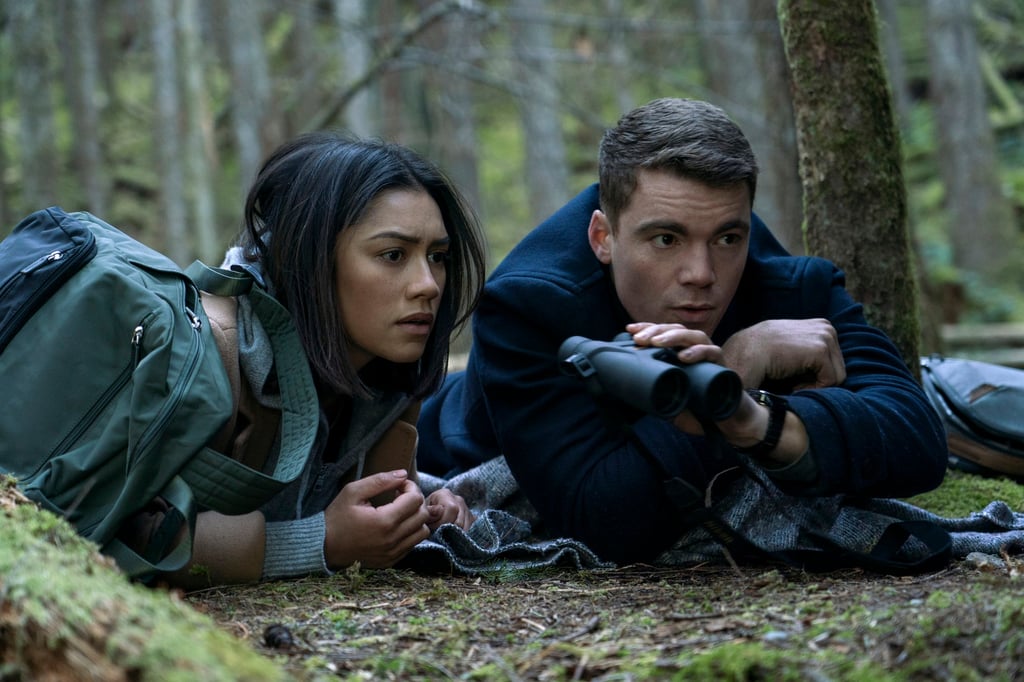 Luciane Buchanan as Rose Larkin and Gabriel Basso as Peter Sutherland in The Night Agent. Photo: Netflix