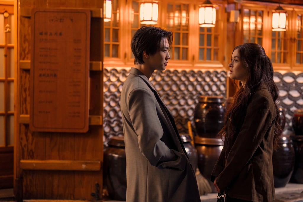 Sang Heon-lee (left) and Anna Cathcart in a still from Netflix series XO, Kitty. Photo: Park Young-Sol/Netflix Sang Heon-lee (left) and Anna Cathcart in a still from Netflix series XO, Kitty. Photo: Park Young-Sol/Netflix
