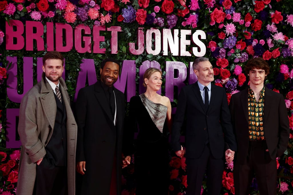 Renée Zellweger with Leo Woodall (left), Chiwetel Ejiofor, director Michael Morris and Alessandro Bedetti at the premiere of Bridget Jones: Mad About the Boy in Rome. Photo: Reuters Renée Zellweger with Leo Woodall (left), Chiwetel Ejiofor, director Michael Morris and Alessandro Bedetti at the premiere of Bridget Jones: Mad About the Boy in Rome. Photo: Reuters
