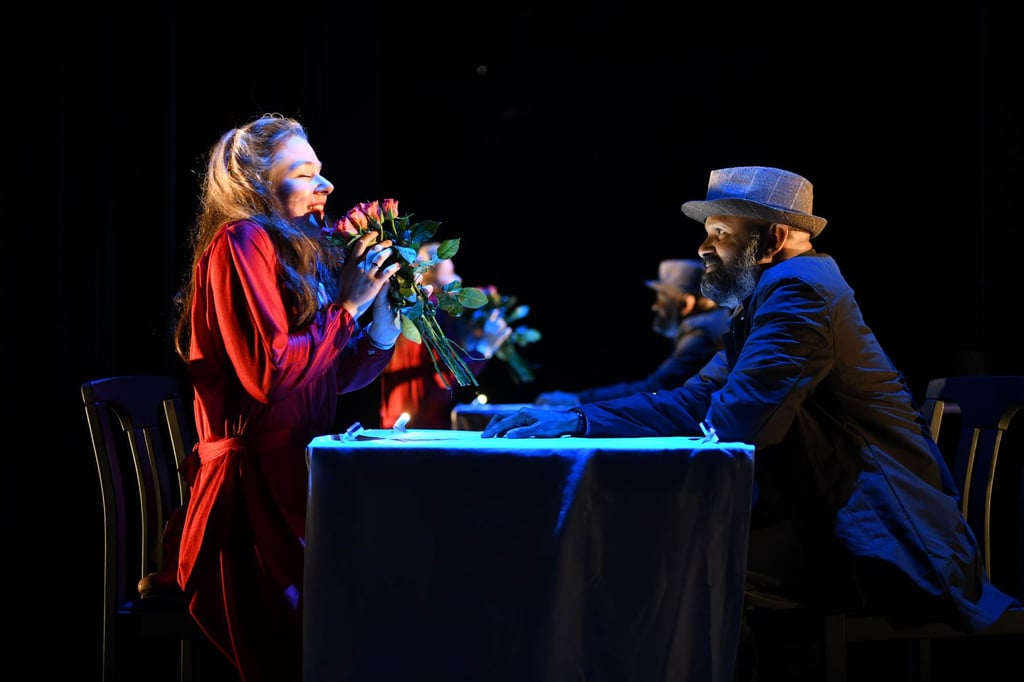 A scene from Love Beyond by Ramesh Meyyappan, directed by Matthew Lenton. Photo: Tommy Ga-Ken Wan A scene from Love Beyond by Ramesh Meyyappan, directed by Matthew Lenton. Photo: Tommy Ga-Ken Wan