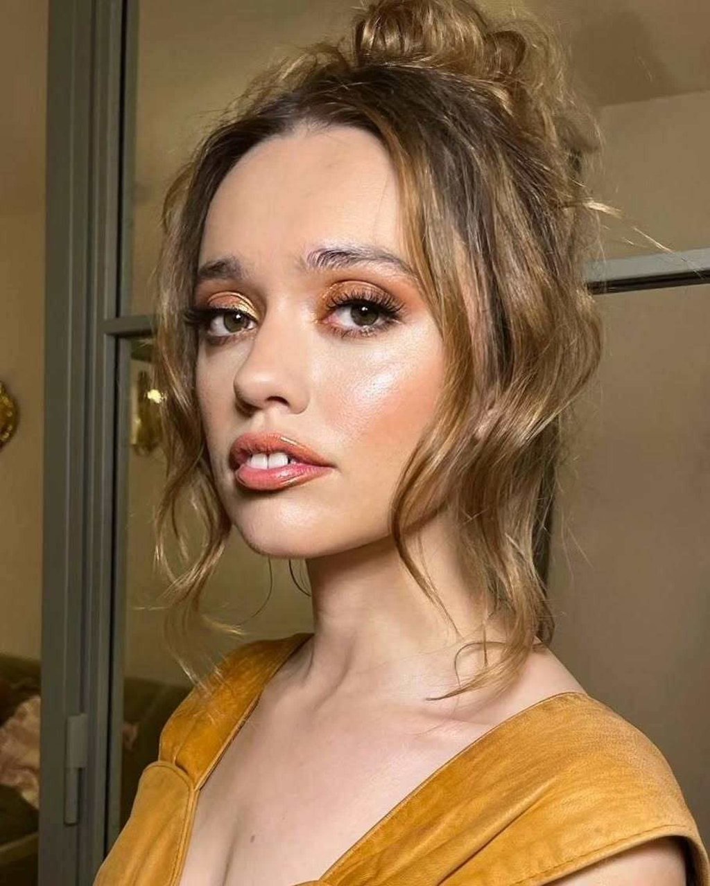 Aimee-Lou Wood played Aimee Gibbs on Sex Education. Photo: @aimeelouwood/Instagram